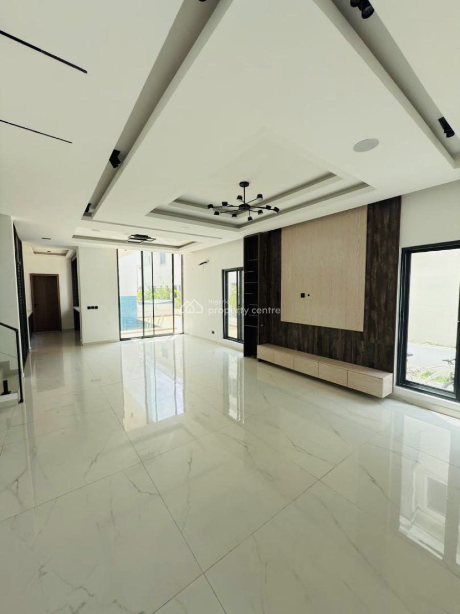 Contemporary Smart 5 Bedroom Detached Home with Cinema & Pool, Cowrie Creek Estate, Ikate, Lekki, Lagos, Detached Duplex for Sale