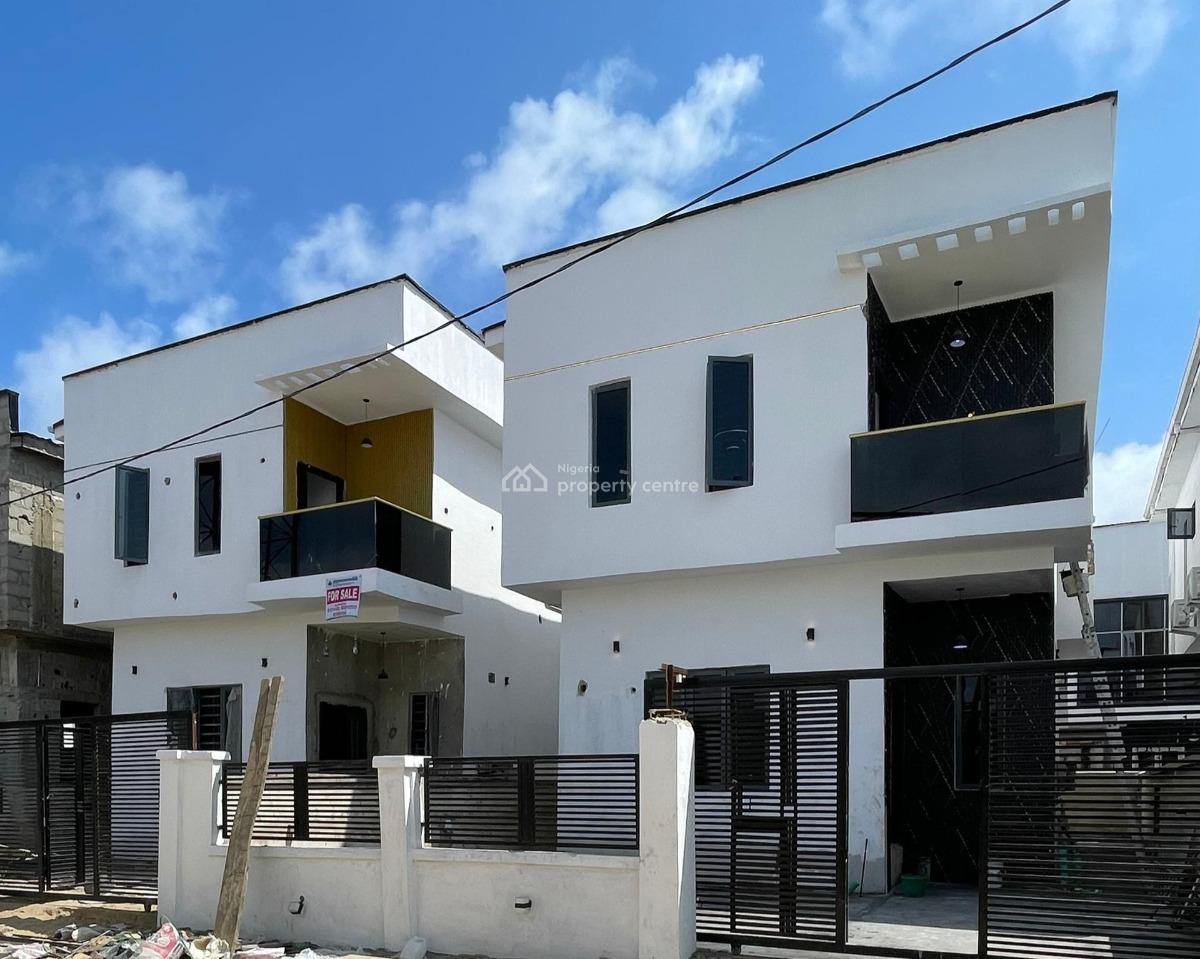Most Affordable Well Built 4 Bedroom Fully Detached Duplex, Bq in an Estate, Ikota, Lekki, Lagos, Detached Duplex for Sale
