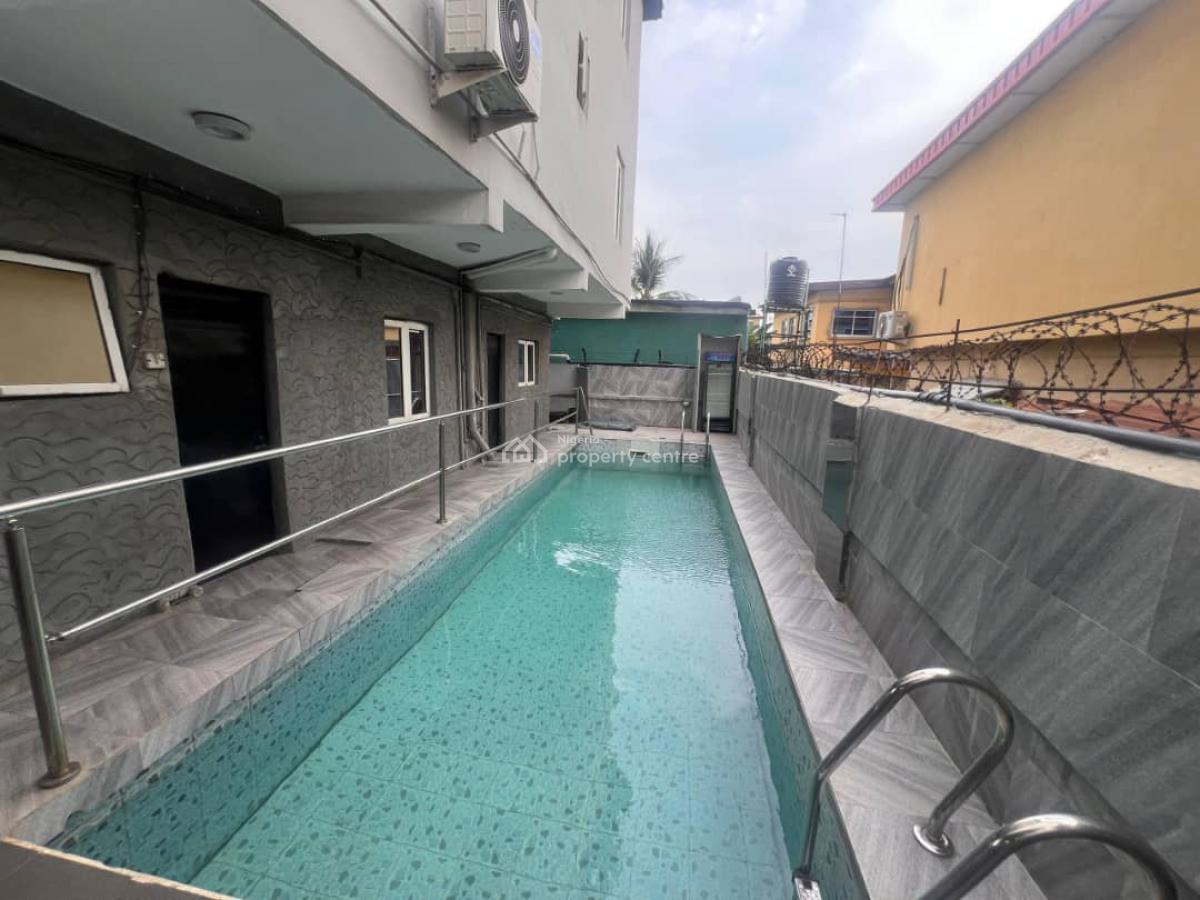 with Swimming Pool, 8 Units of 2 Bedroom Flat &2 Units of Mini Flat, Adeniyi Jones, Ikeja, Lagos, Block of Flats for Sale