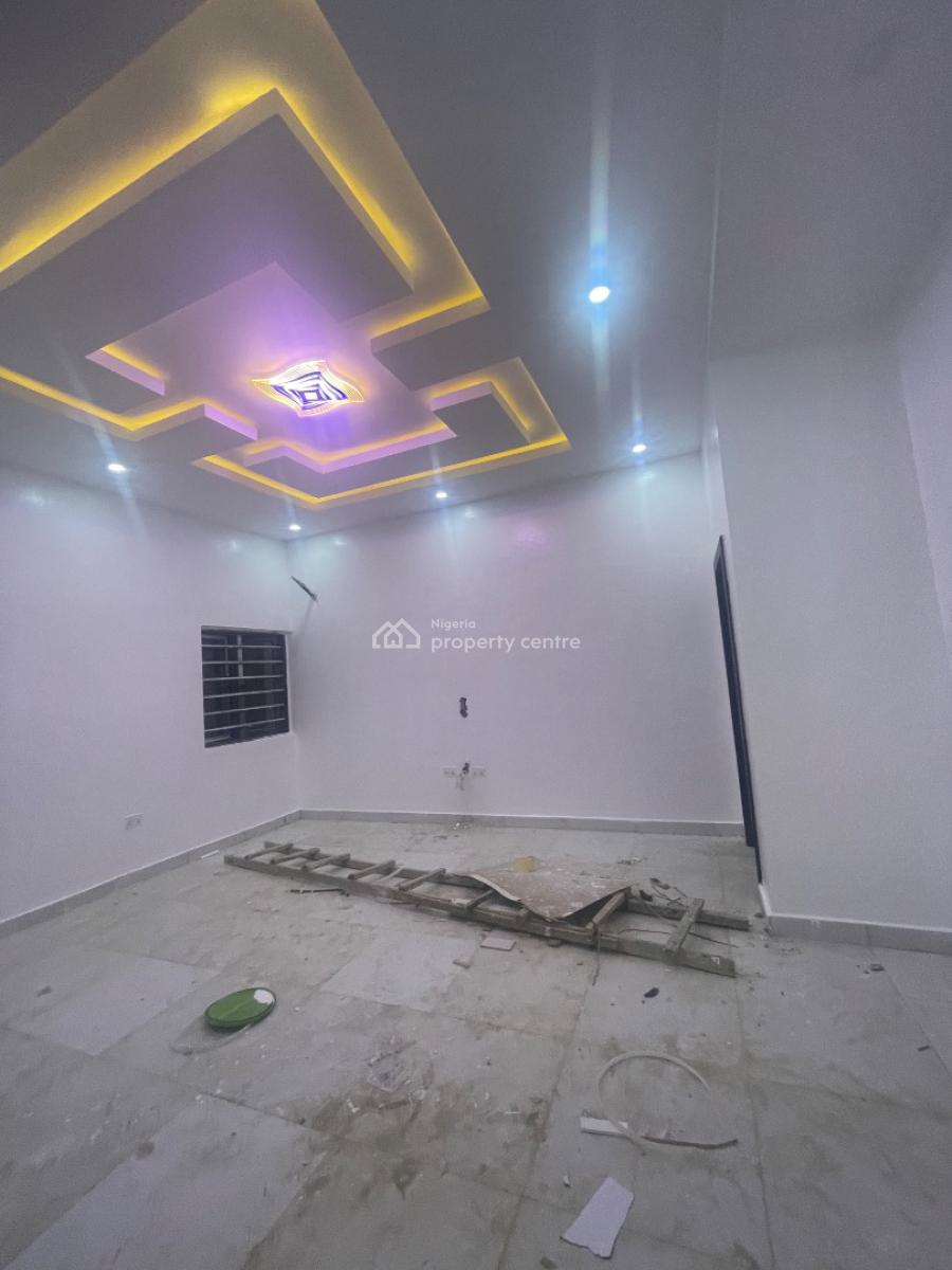 Brand New 4 Bedroom Terrace Duplex with Personal Tank &enough Packing, Located Inside an Estate,very Secured Mini Court Estate, Sangotedo, Ajah, Lagos, Flat / Apartment for Rent