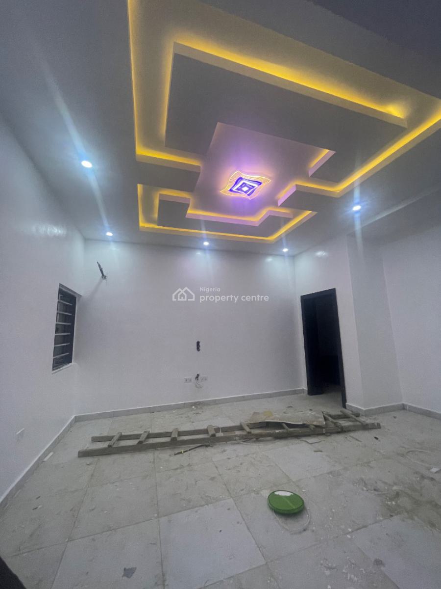 Brand New 4 Bedroom Terrace Duplex with Personal Tank &enough Packing, Located Inside an Estate,very Secured Mini Court Estate, Sangotedo, Ajah, Lagos, Flat / Apartment for Rent