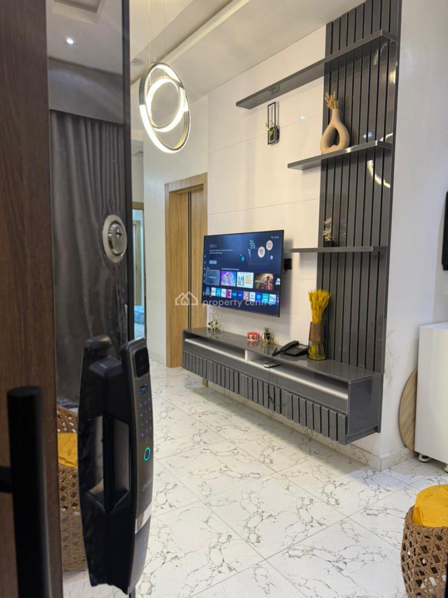 Semi- Furnished 2 Bedrooms Service Apartment, Chevron, Lekki, Lagos, Flat / Apartment for Rent