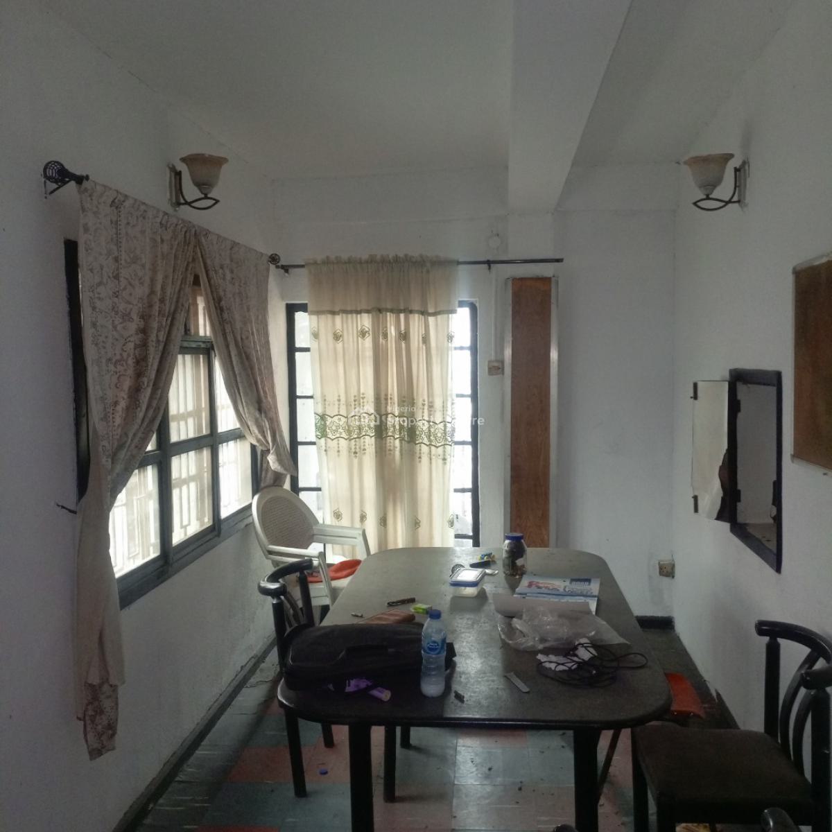 Nice and Spacious 2 Bedroom Flat Upstairs Office Space, Tejuosho, Yaba, Lagos, Flat / Apartment for Rent
