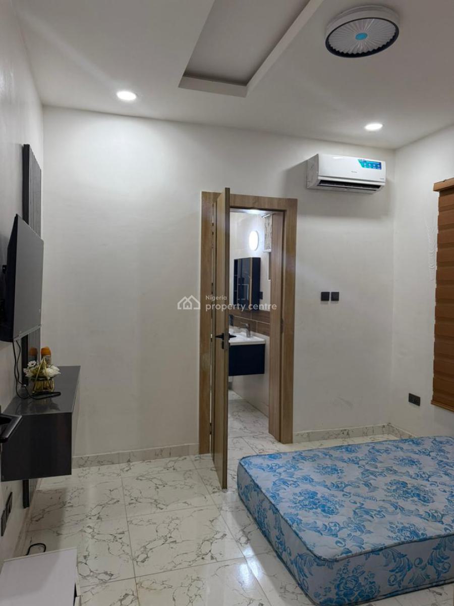 Partly- Furnished 2 Bedrooms Service Apartment, Chevron, Lekki, Lagos, Flat / Apartment for Rent