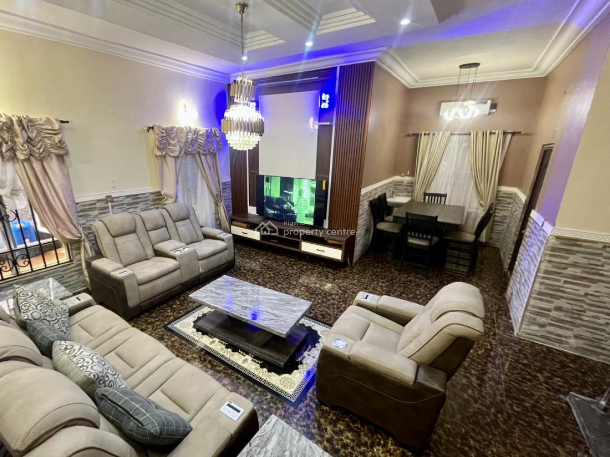 a Fully Furnished 4 Bedroom Semi-detached Duplex, Chevy View Estate, Lekki, Lagos, Semi-detached Duplex Short Let