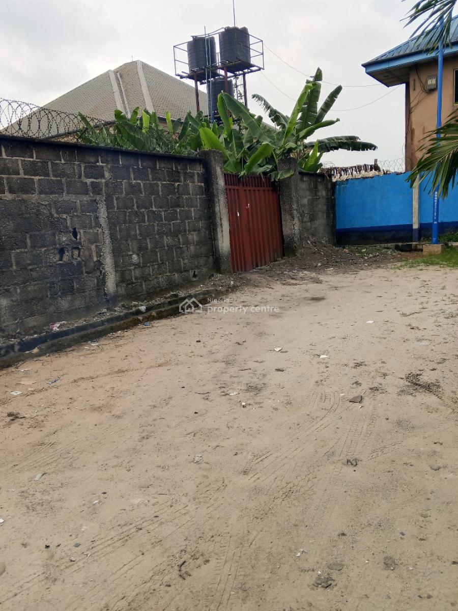 1 Full Plot of Land with Fence and Gate, Eliowhani Road, Rumuduru, Port Harcourt, Rivers, Residential Land for Sale