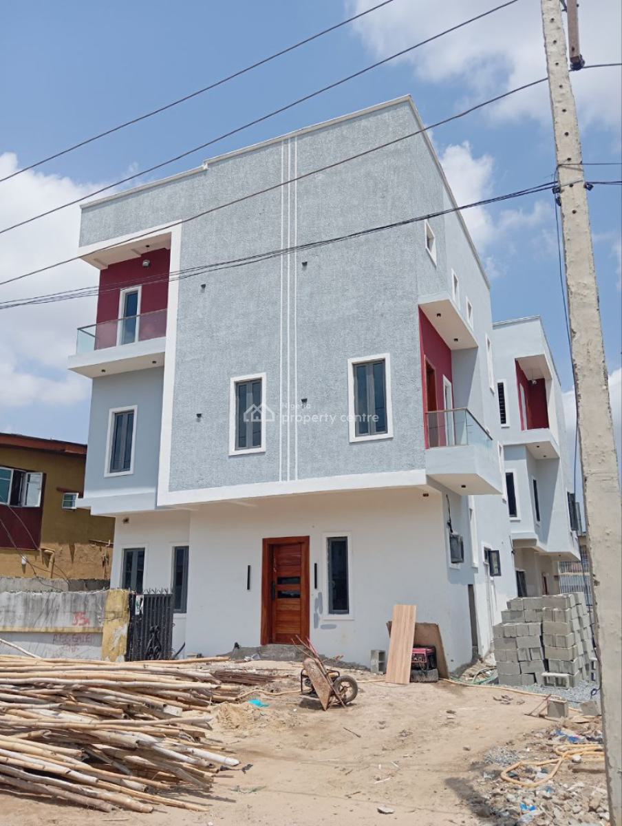Newly Built 5-bedroom Detached House with Bq., Akora Estate., Adeniyi Jones, Ikeja, Lagos, Detached Duplex for Sale