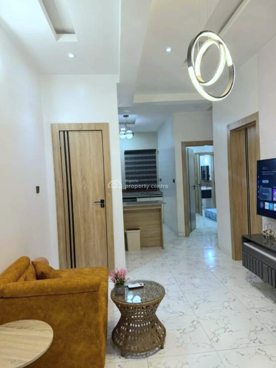 Furnished 2 Bedrooms Service Apartment, Chevron, Lekki, Lagos, Flat / Apartment for Rent