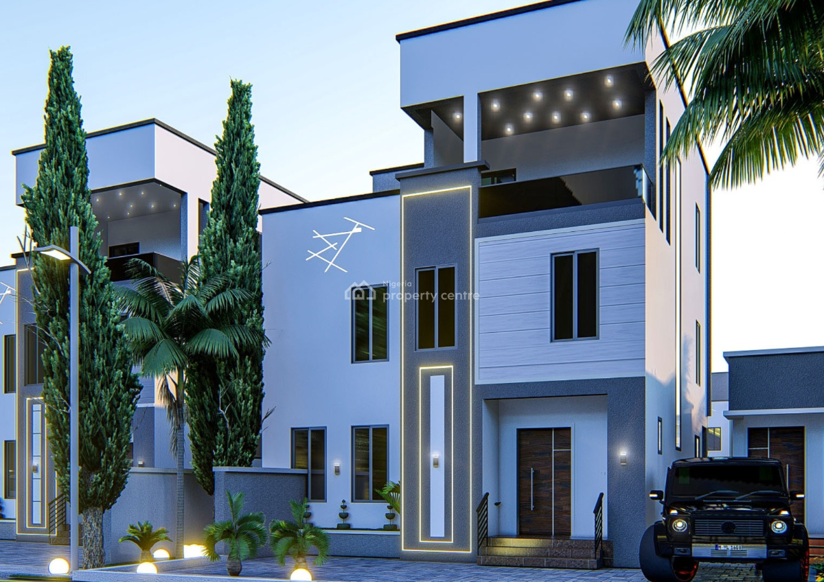 Spacious 4 Bedroom Duplex (carcass), Army Industrial Estate, Idu Industrial, Abuja, Terraced Duplex for Sale