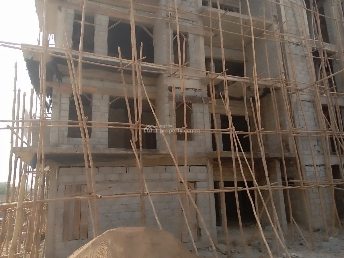 3 Bedroom Flat (carcass) with Boys Quarter, Dakiyiyu District, Dakibiyu, Abuja, Block of Flats for Sale
