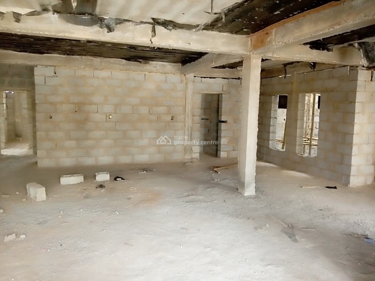 3 Bedroom Flat (carcass) with Boys Quarter, Dakiyiyu District, Dakibiyu, Abuja, Block of Flats for Sale