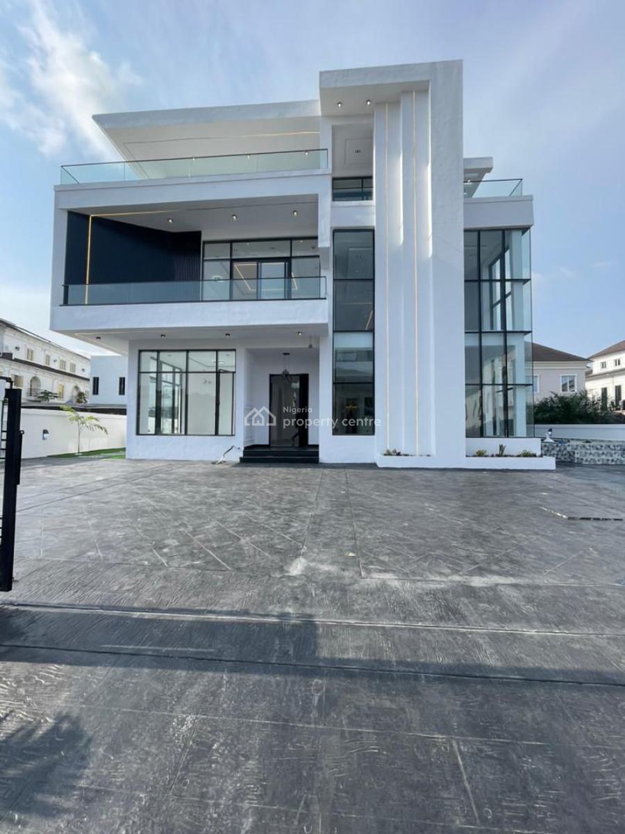 Contemporary 5 Bedroom Fully Detached Duplex with Bq, Vgc, Lekki, Lagos, Detached Duplex for Sale