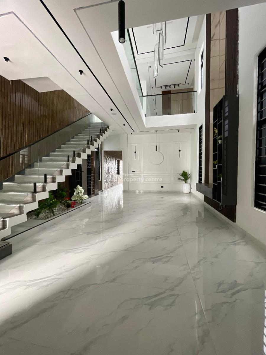 Exquisite Five  Bedroom Fully Detached Duplex with Pool, Patio and Bq, Ajah, Lagos, Detached Duplex for Sale