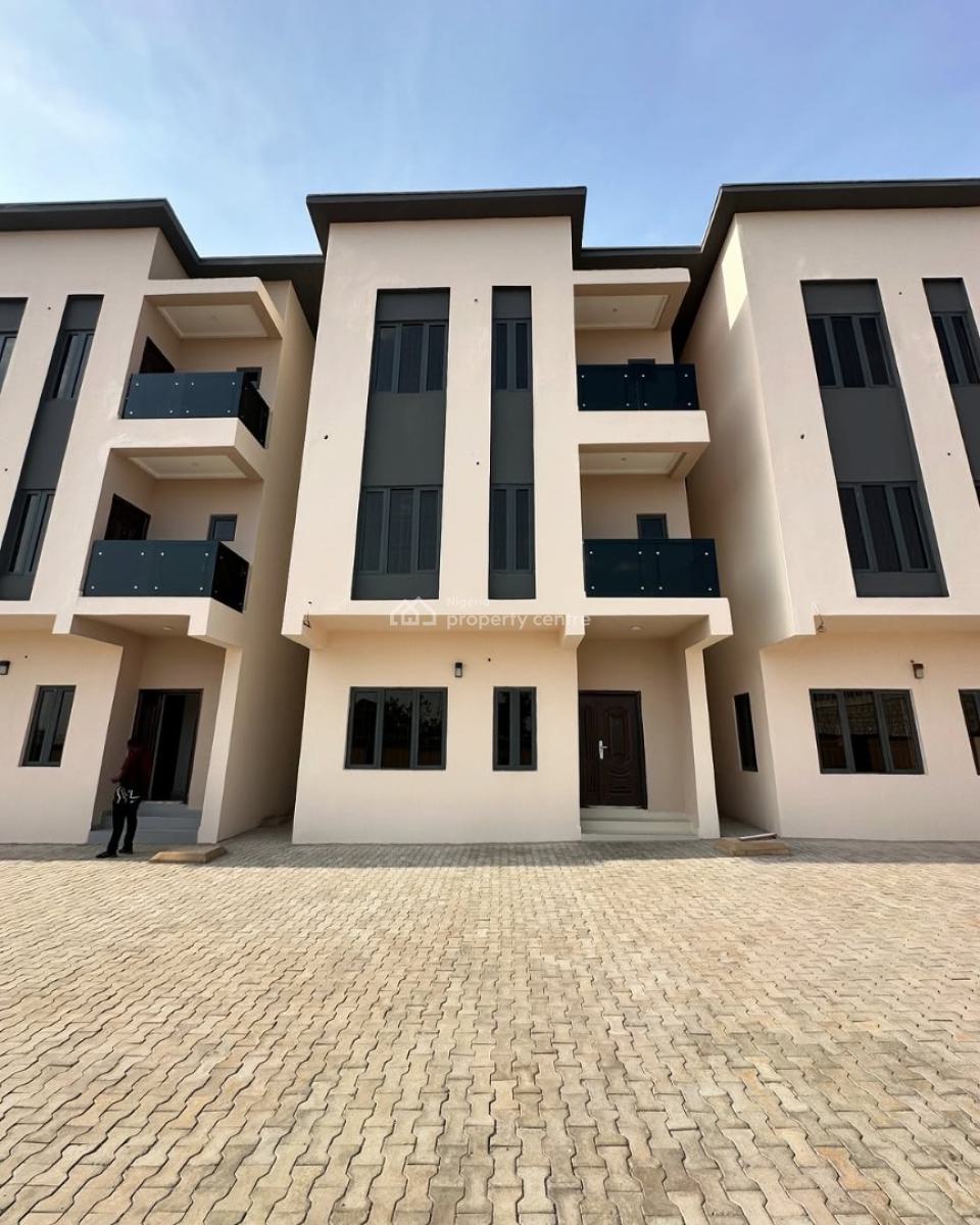 Brand New 4 Bedrooms Terrace Duplex with Bq, Gaduwa, Abuja, Terraced Duplex for Sale