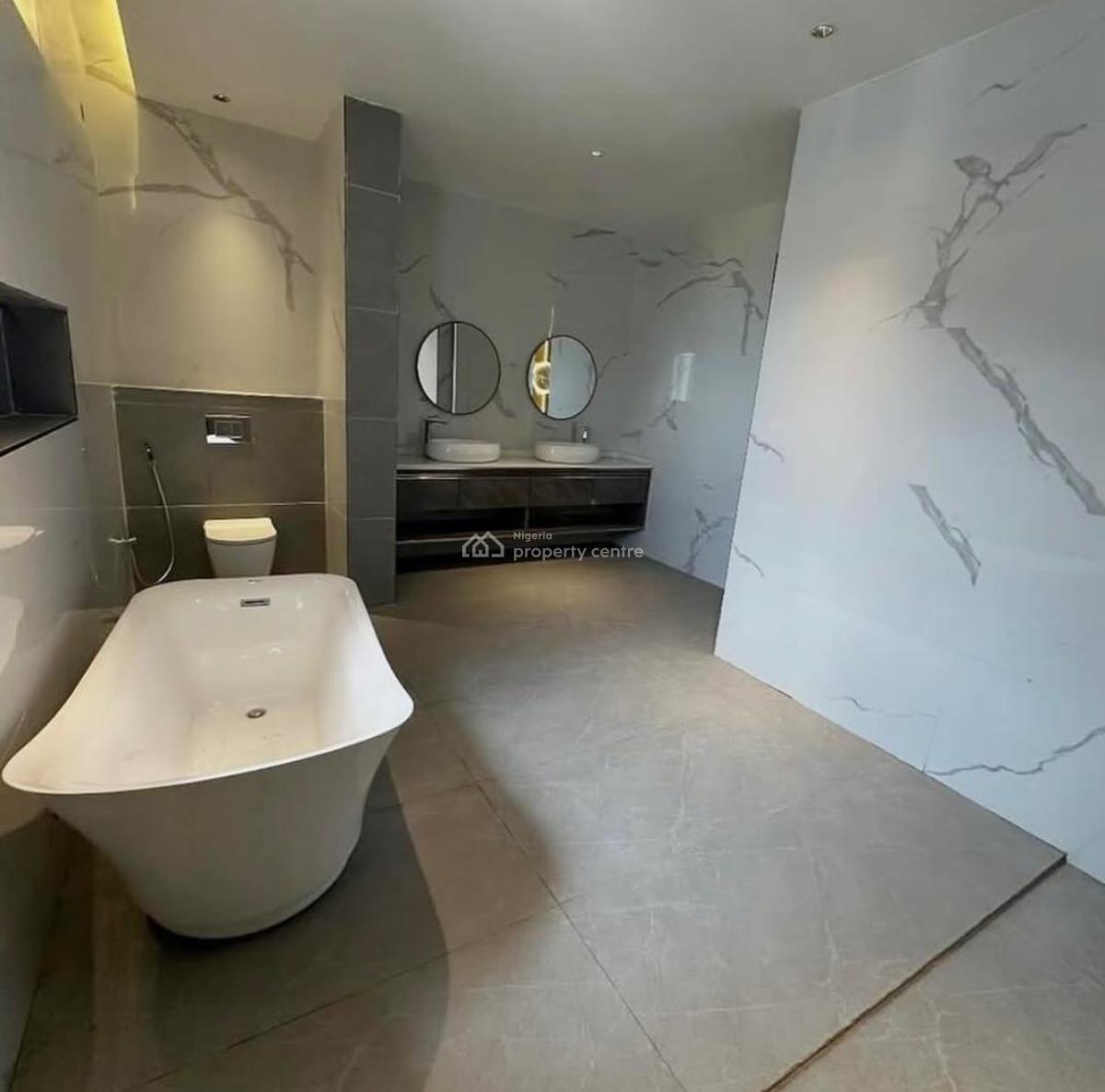 Newly Built 6 Bedrooms Fully Detached with Bq and  Elevator, Kado, Abuja, Detached Duplex for Sale