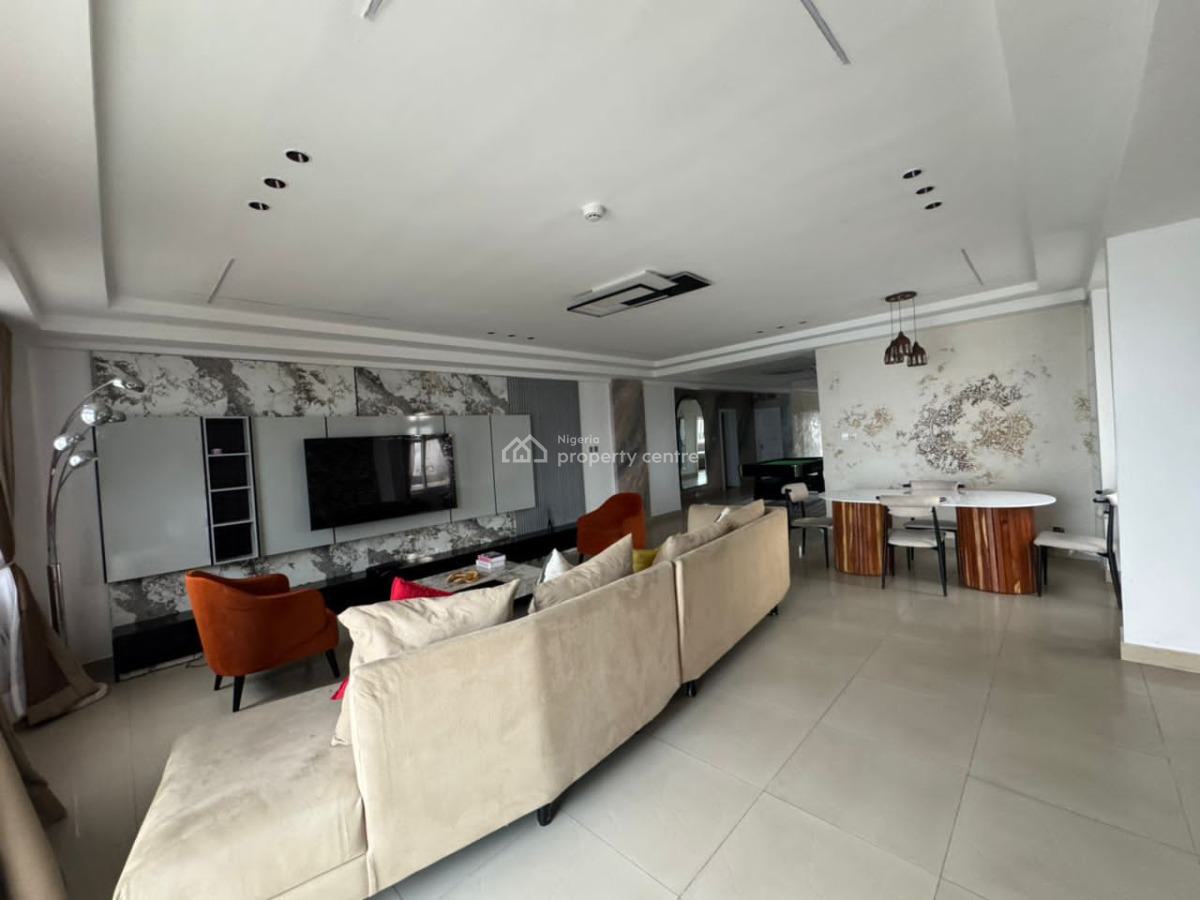Fully Furnished 3 Bedroom Waterfront with Bq, Lekki Phase 1, Lekki, Lagos, Flat / Apartment for Rent