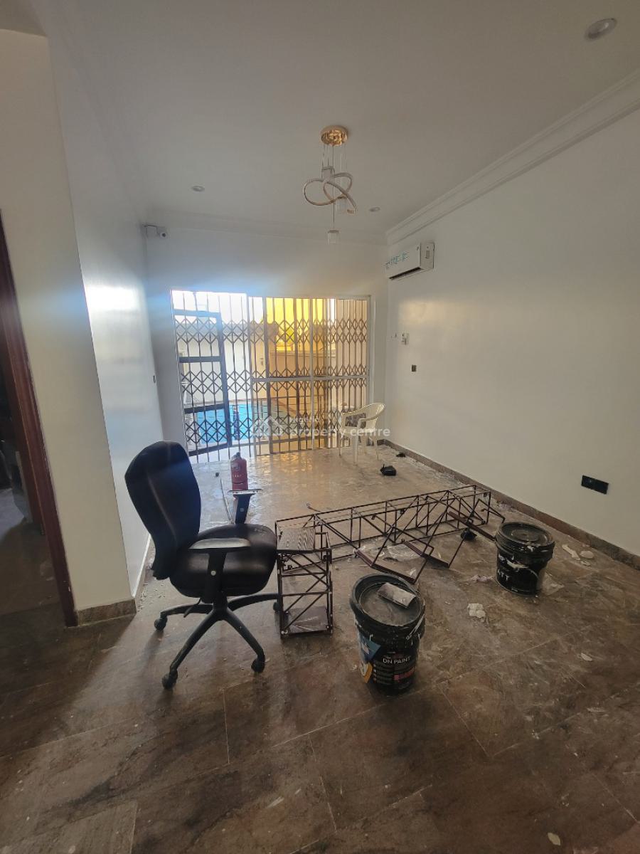 Newlt Renovated 4 Bedroom Terrace + Bq & Swimming Pool, Jabi, Abuja, Terraced Duplex for Rent