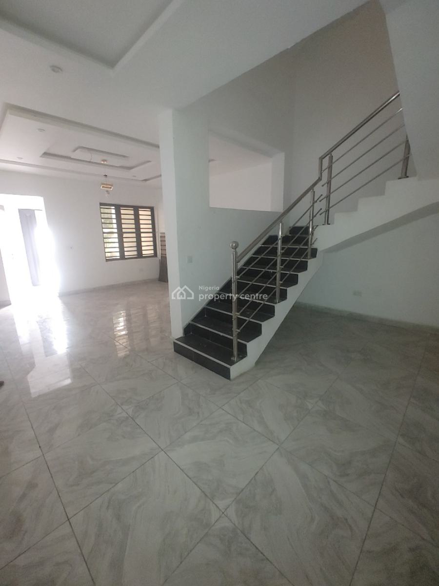 Brand New 4 Bedroom Terrace Duplex in an Access Control Estate, Sangotedo, Ajah, Lagos, Flat / Apartment for Rent