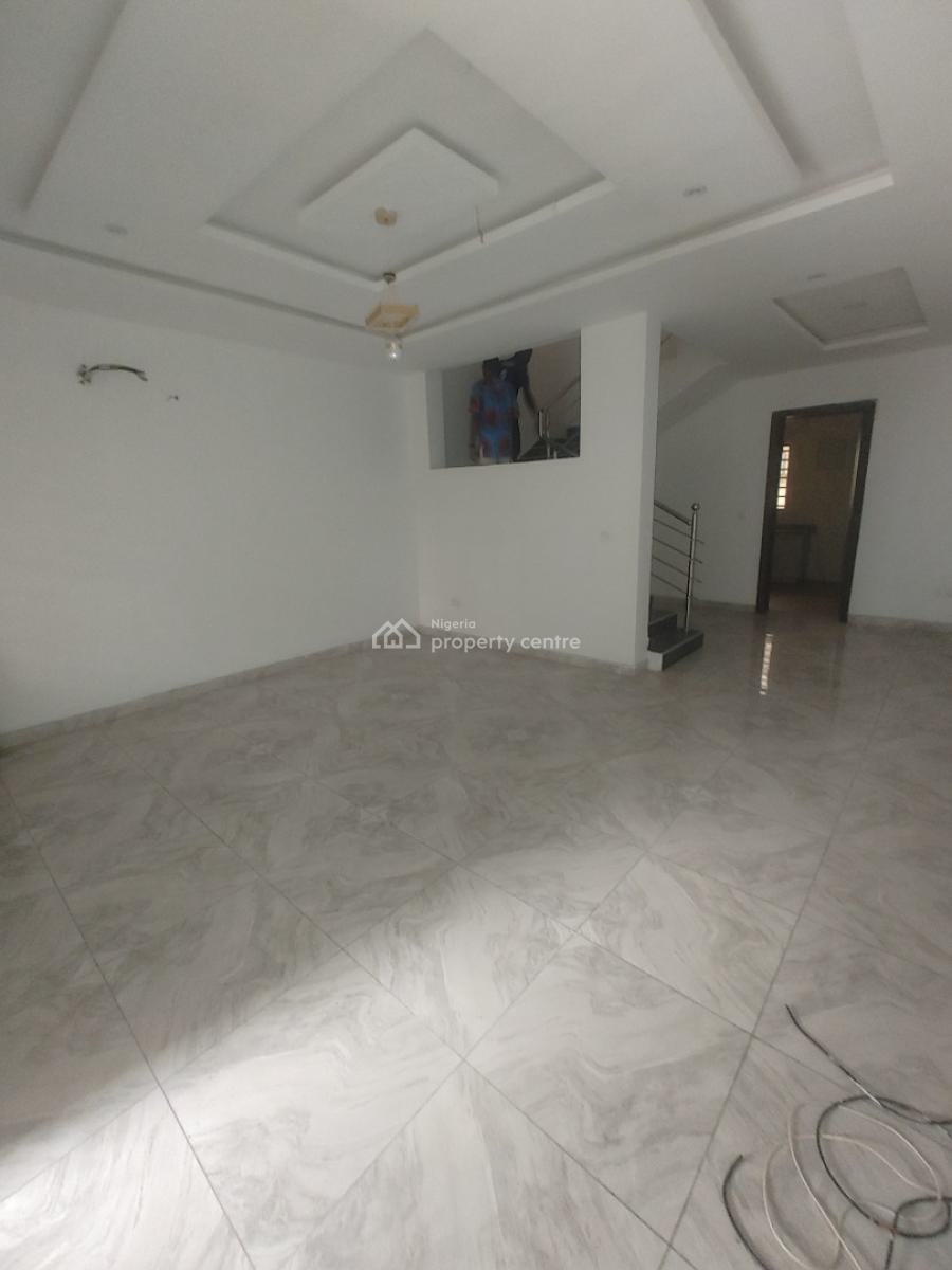 Brand New 4 Bedroom Terrace Duplex in an Access Control Estate, Sangotedo, Ajah, Lagos, Flat / Apartment for Rent