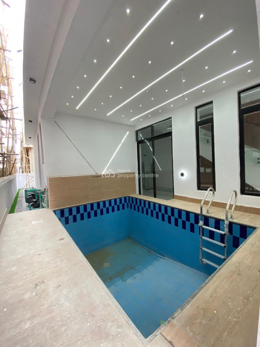 Radiant 5 Bedroom Fully Detached Duplex with Pool & Bq, Ajah, Lagos, Detached Duplex for Sale