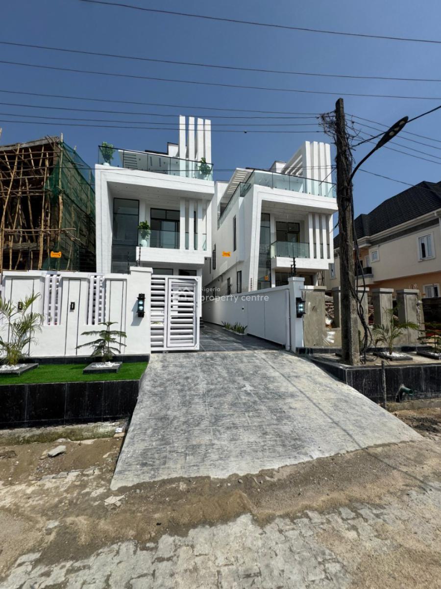 Aesthetically Pleasing 5 Bedroom Luxury Home with Swimming Pool, Chevron Toll Gate, Lekki, Lagos, Detached Duplex for Sale