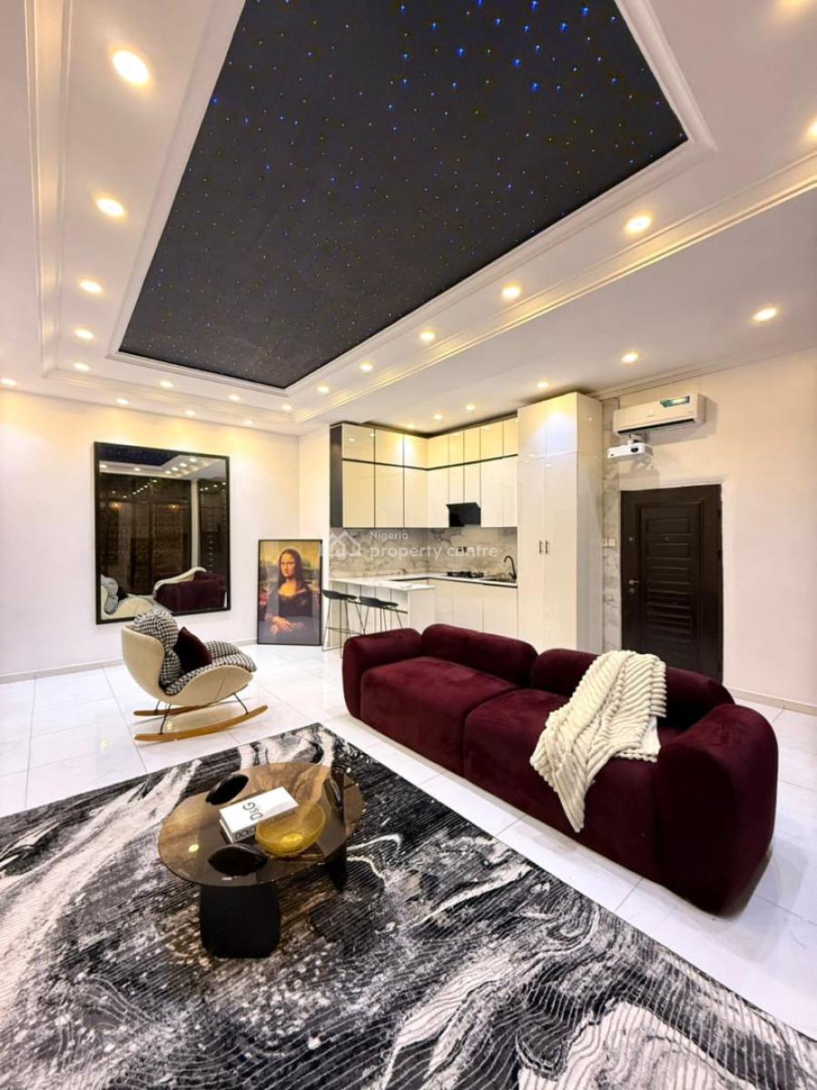 Luxuriously Furnished One Bedroom Apartment with Cinema, Chevron Drive, Lekki, Lagos, Flat / Apartment Short Let