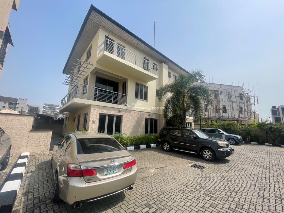 a 4 Bedroom Semi Detached Duplex on 2 Floors with Swiming Pool, Gym & Bq, Lekki Phase 1, Lekki, Lagos, House for Rent