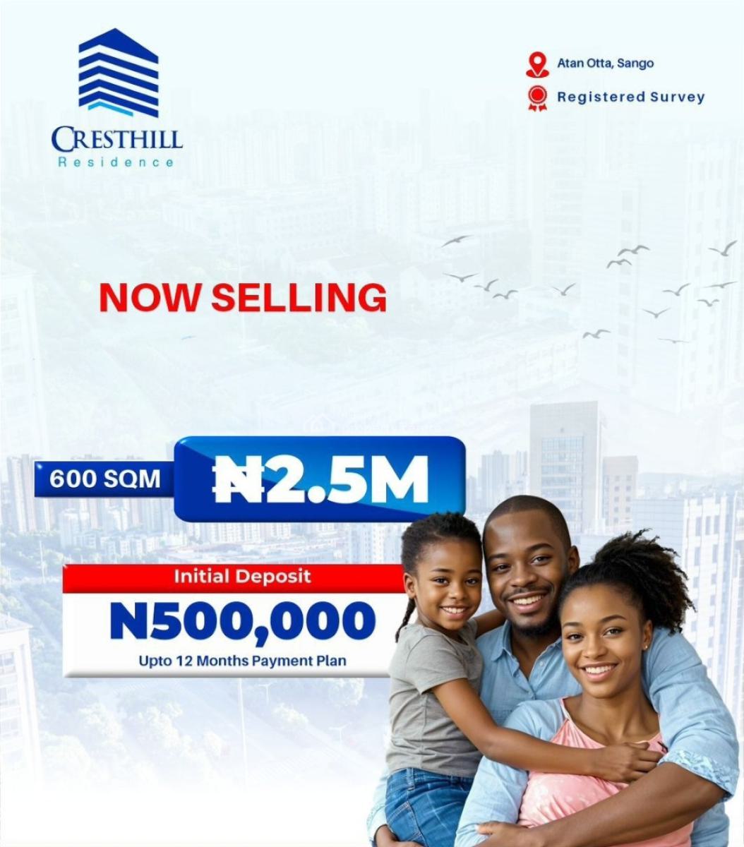 Own The Cheapest Fast Growing Land, 10mins to Canaanland Winners, Sango Ota, Ogun, Residential Land for Sale