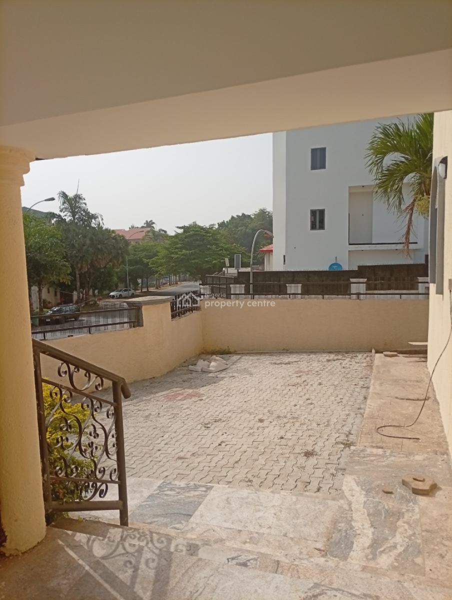 Spacious and Clean 5 Bedroom Detached Duplex with 2 Rooms Bq, Maitama District, Abuja, Semi-detached Duplex for Rent