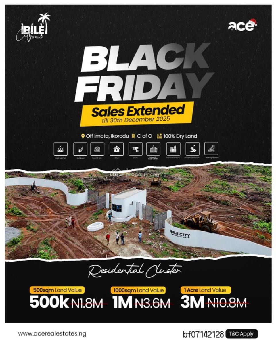 Black Friday December Promo Offer, Ibile City and Resort, Imota, Ikorodu, Lagos, Residential Land for Sale