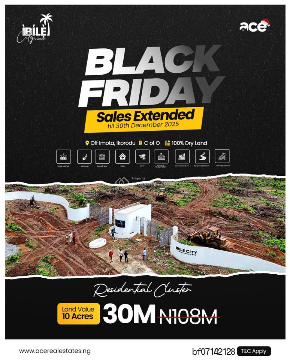 Black Friday December Promo Offer, Ibile City and Resort, Imota, Ikorodu, Lagos, Residential Land for Sale