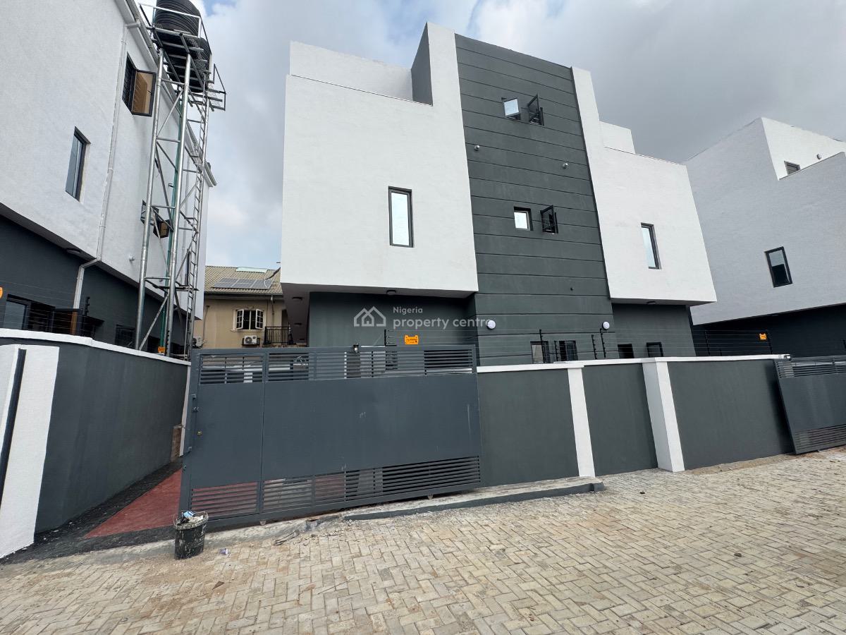 Newly Built & Well Finished 4 Bedroom Duplex with a Bq, Gra Phase 1, Magodo, Lagos, Semi-detached Duplex for Sale