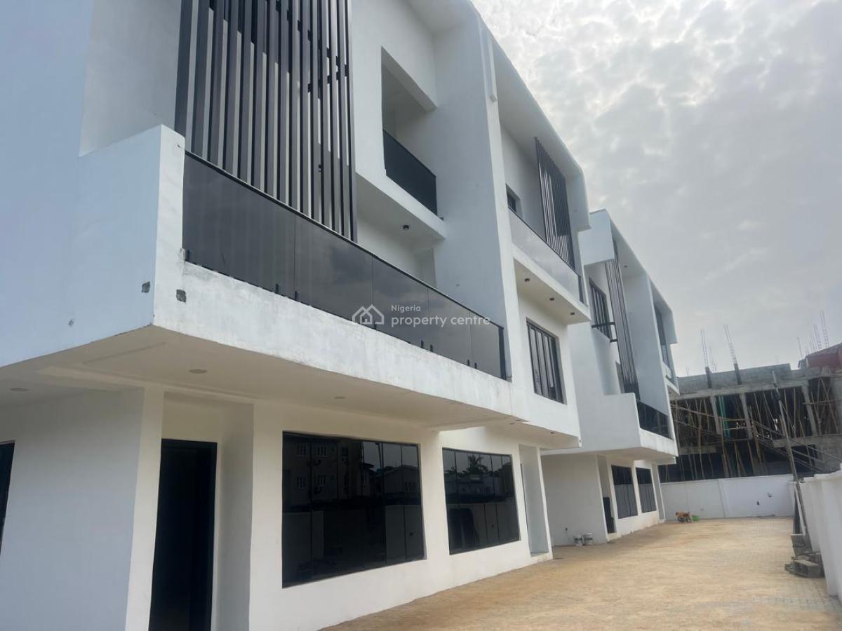 4 Bedroom Terrace Duplex with Bq, All Room En En Suite, Akura Villa, Adeniyi Jones, Ikeja, Lagos, Terraced Duplex for Rent