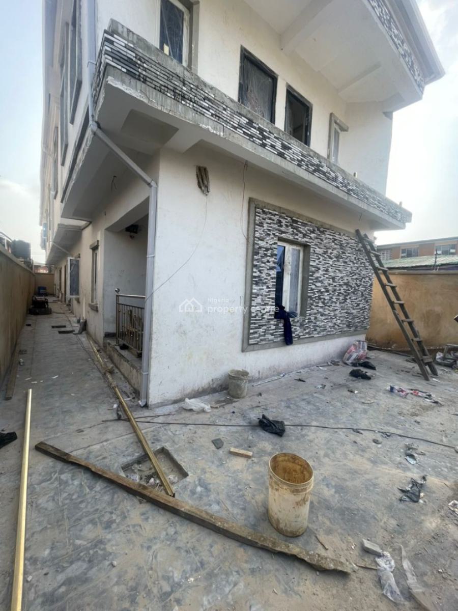 Newly Built Mini Flat on Ground Floor, Ilamoye Street, Off Adeshina, Ijesha, Surulere, Lagos, Mini Flat (room and Parlour) for Rent