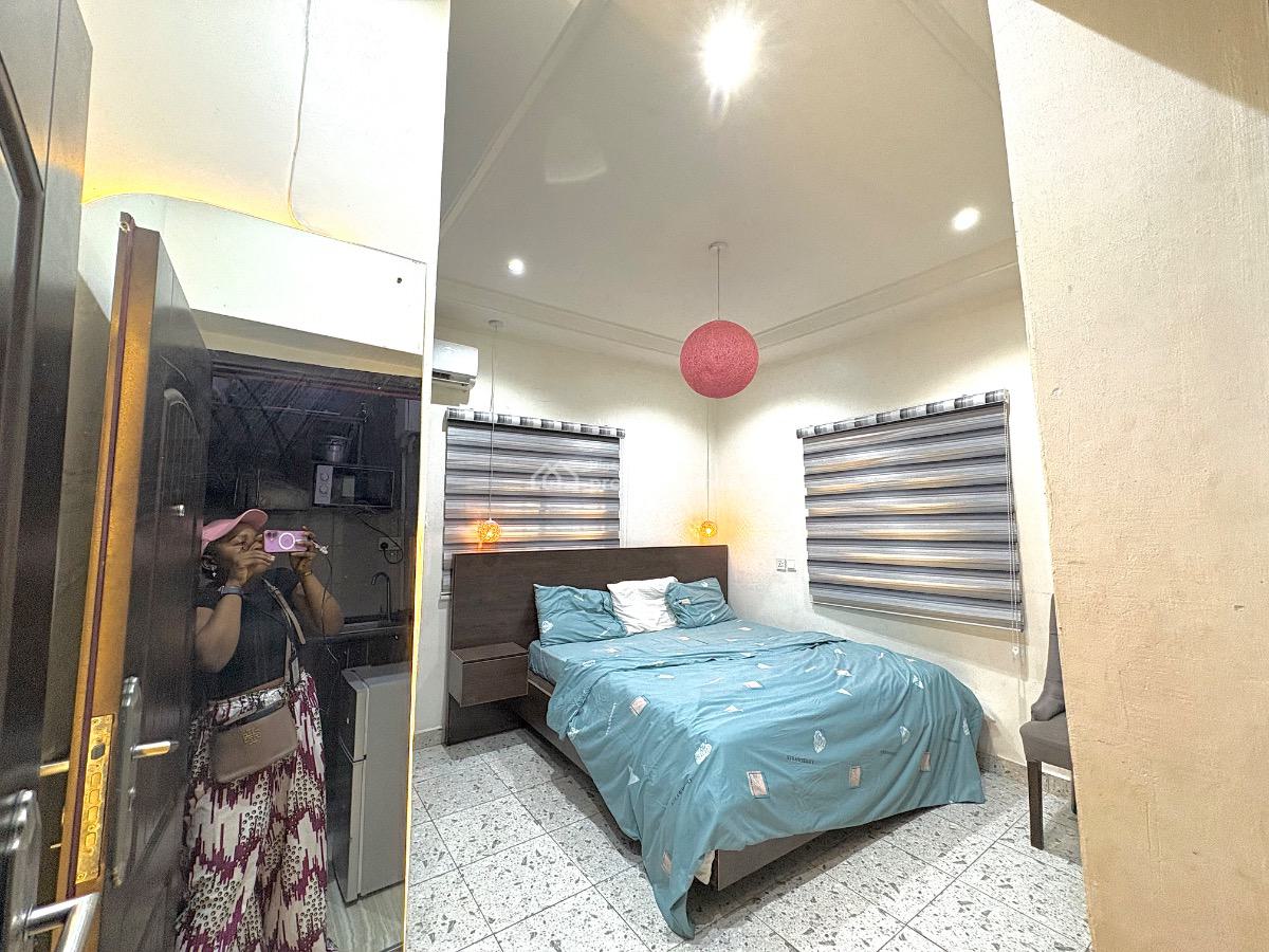 Spaciously Furnished Studio Apartment, Wuye, Abuja, Self Contain (single Rooms) for Rent