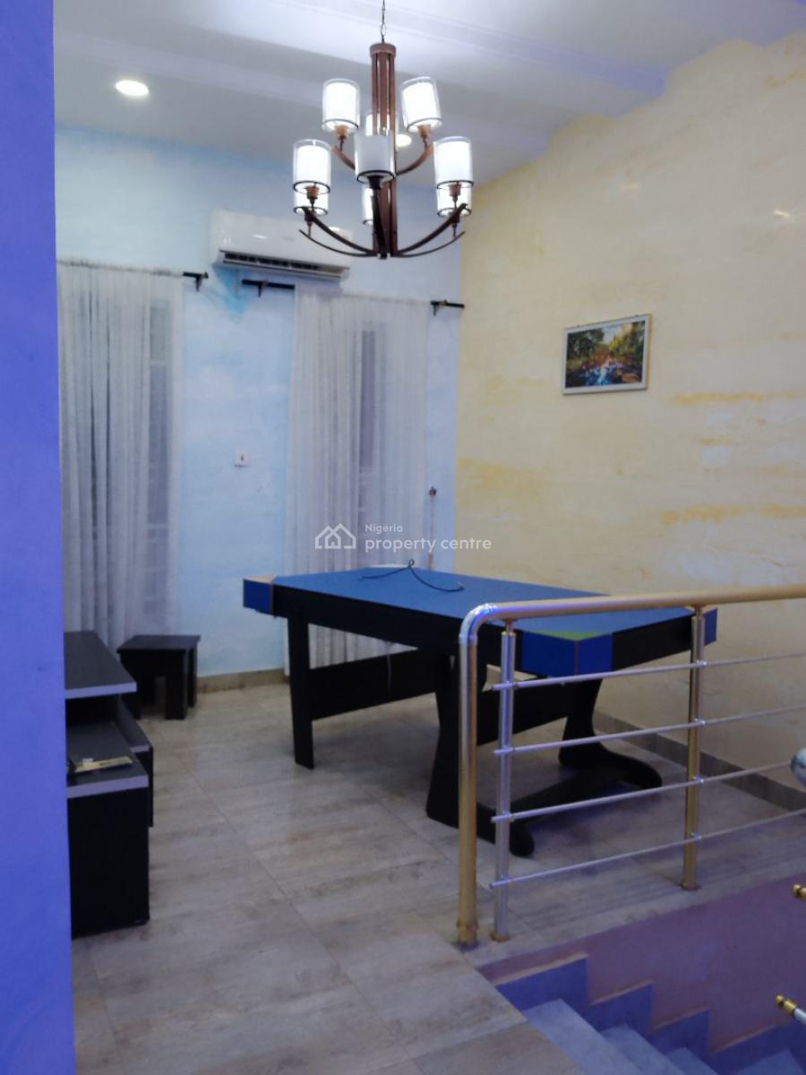 Luxury Furnished Detached 4 Bedroom Duplex with Inverter and Gen., Lekki County, Ikota, Lekki, Lagos, Detached Duplex for Sale