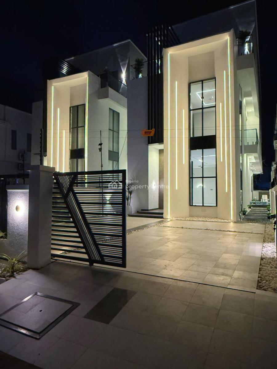 5 Bedroom Fully Detached with Bq Building Approval and C of O Available., Chevron, Lekki, Lagos, Detached Duplex for Sale