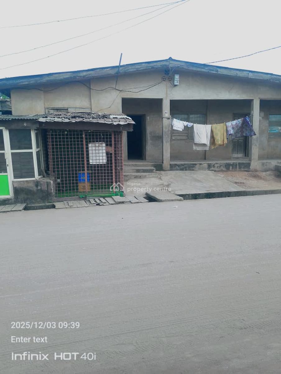 a Bungalow Building on a Land Measuring 439sqmt, Church B/stop, Ipaja, Lagos, Detached Bungalow for Sale