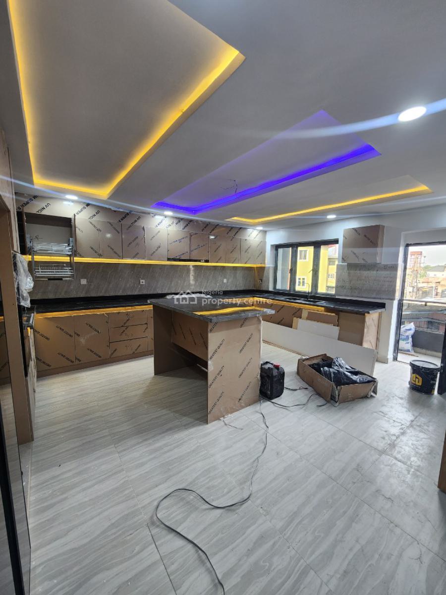 Massive Newly Built 3 Bedroom Flat (upstairs), Megamound Estate, Surulere, Lagos, Block of Flats for Sale