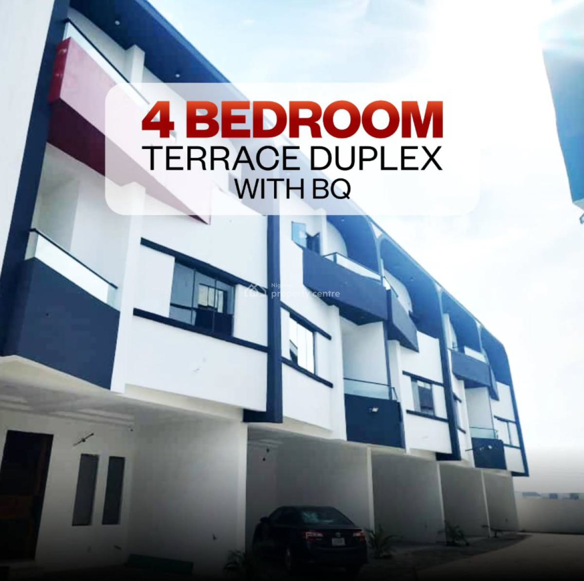 4-bedroom Classic Terrace Duplex with Bq, Orchid / Chevron Toll, Ikota, Lekki, Lagos, Terraced Duplex for Sale