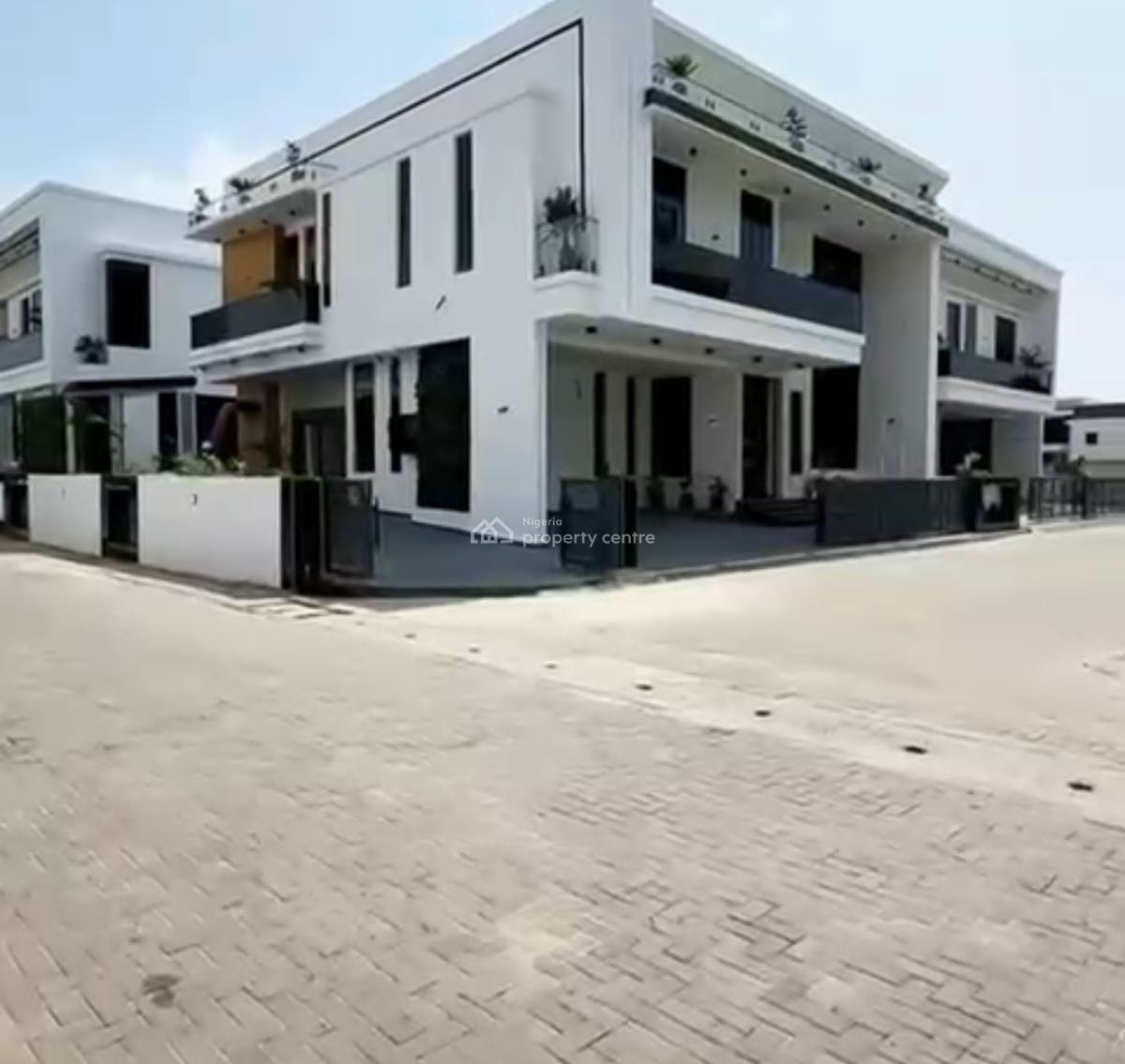 5 Bedroom Duplex with Swimming Pool and Cinema Fully Automated, in an Estate at Orchid, Lekki, Lagos, Detached Duplex for Sale