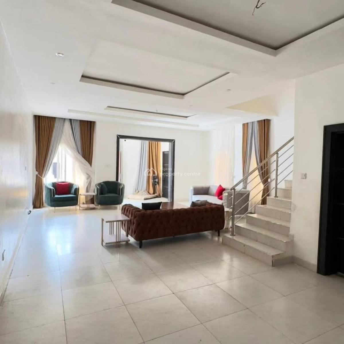 Luxury 4 Bedroom Spacious Terrace Duplex ,bq. in an Estate, Peachville Garden Estate ,opposite Games Village, Kukwaba, Abuja, Terraced Duplex for Sale