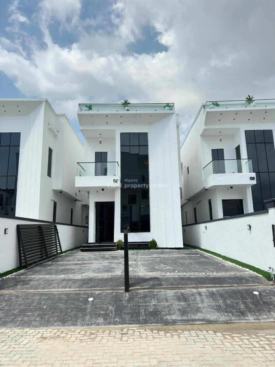 Elegant Luxury 5 Bedroom Detached Duplex with a Swimming Pool and Bq, Chevron Drive, Lekki, Lagos, Detached Duplex for Sale