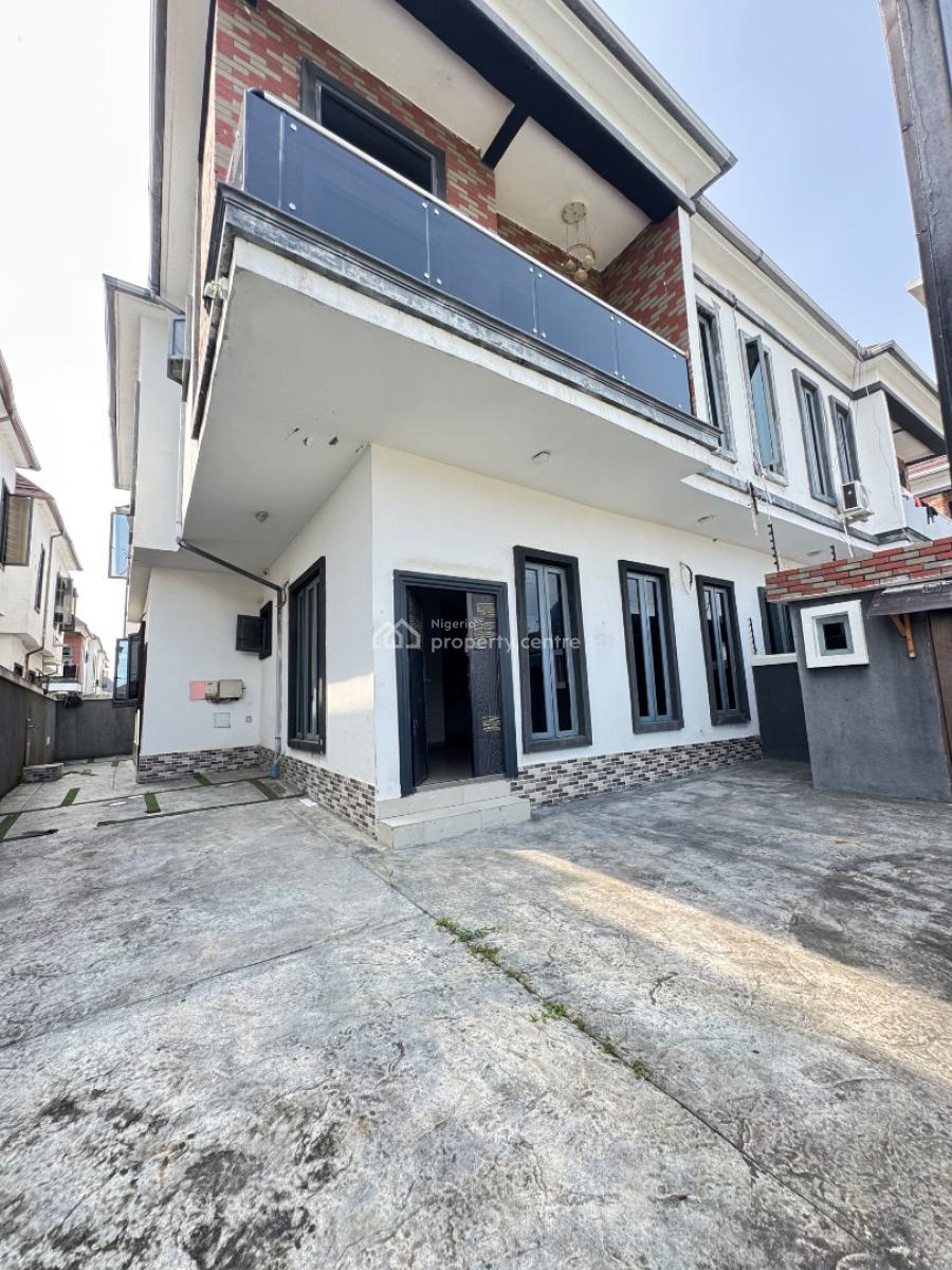 Well 4 Bedroom Duplex Semi Detached with Bq Self Compound, Orchid Road Lekki Lagos State, Lekki, Lagos, Semi-detached Duplex for Rent