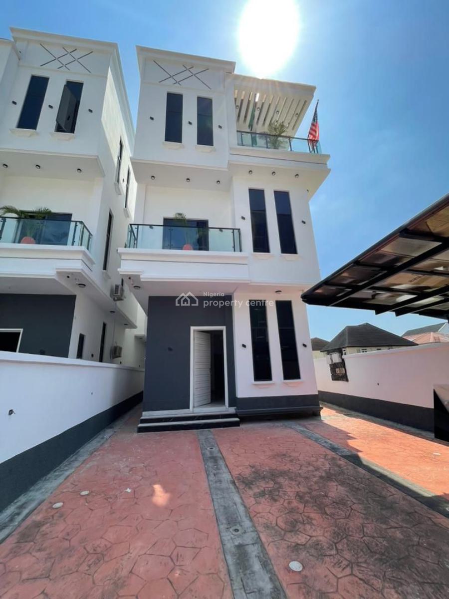 5 Bedroom Fully Detached Duplex with, Cinema, Swimming Pool, Bq, Salem, Lekki, Lagos, Detached Duplex for Sale