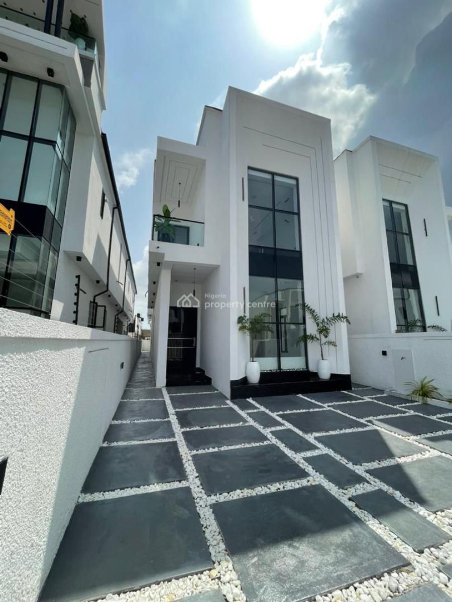 5 Bedrooms Fully Detached Duplex with Swimming Pool , Bq, Ajah, Lagos, Detached Duplex for Sale