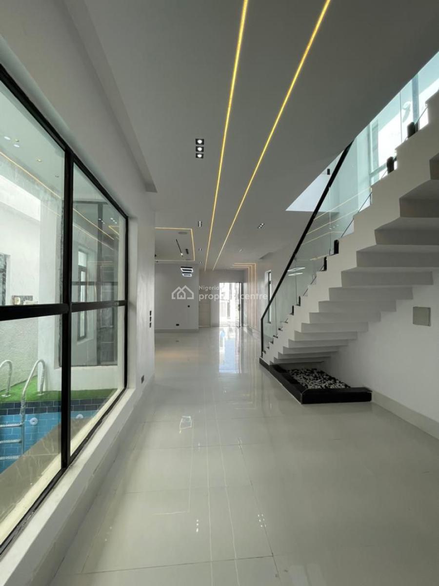 5 Bedrooms Fully Detached Duplex with Swimming Pool , Bq, Ajah, Lagos, Detached Duplex for Sale