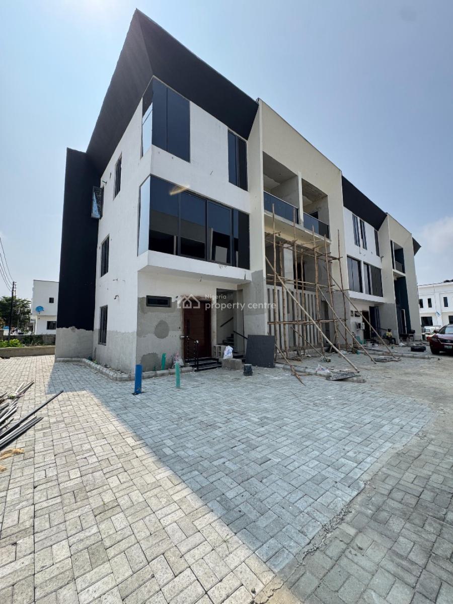 Ontemporary 4 Bedroom  Maisonette in a Secure Location, Ajah, Lagos, Flat / Apartment for Sale