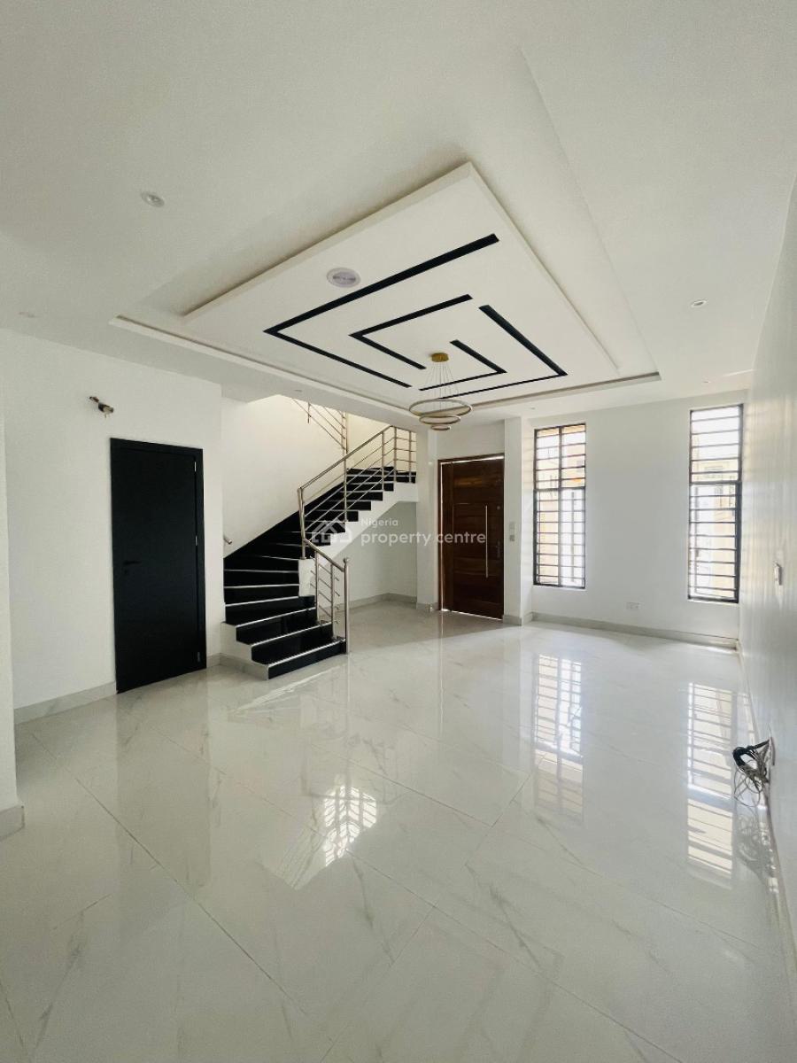 Luxuriously Built 4 Bedroom Semi Detached Duplex with Bq, Luxuriously Built 4 Bedroom Semi Detached Duplex with Bq, Chevron, Lekki, Lagos, House for Sale