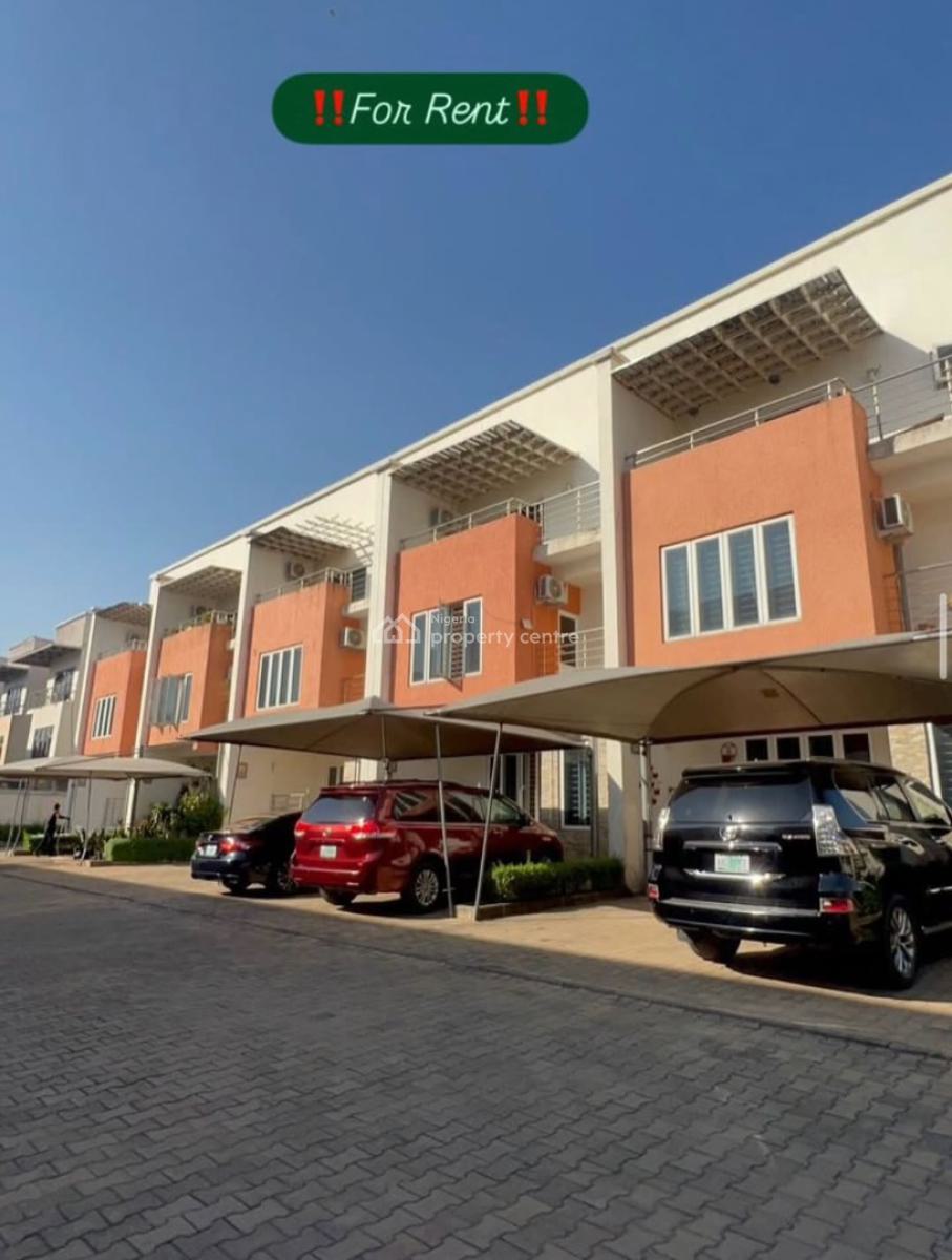 Newly Built 4 Bedroom Terrace Duplex with Bq in Prime Location, Catholic Church Axis, Life Camp, Abuja, Terraced Duplex for Rent